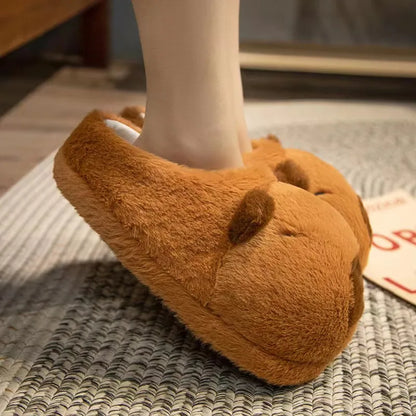 Capybara Plush Slippers