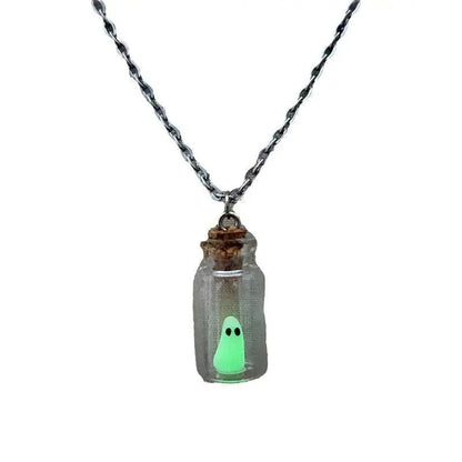 Adopt A Ghost In a Bottle Necklace